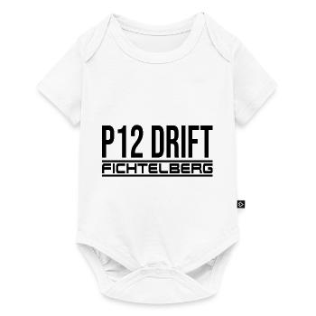 P12 Drift Fichtelberg - Baby Premium Kurzarmbody - Weiß - Vorne