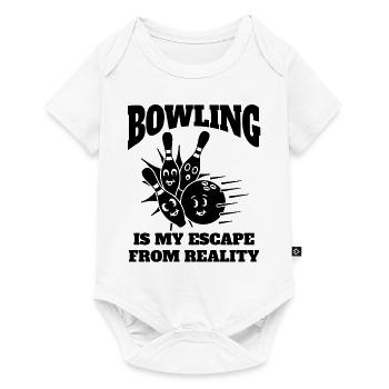 Bowler Bowling Bowling Bowling Kegel Cadeau - Body à manches courtes Premium Bébé - blanc - Devant