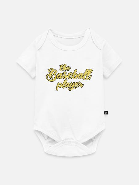 Der Baseball Spieler - Baby Premium Kurzarmbody - Weiß