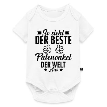 This is what the best godfather in the world looks like - Baby Premium short-sleeve bodysuit - white - Front