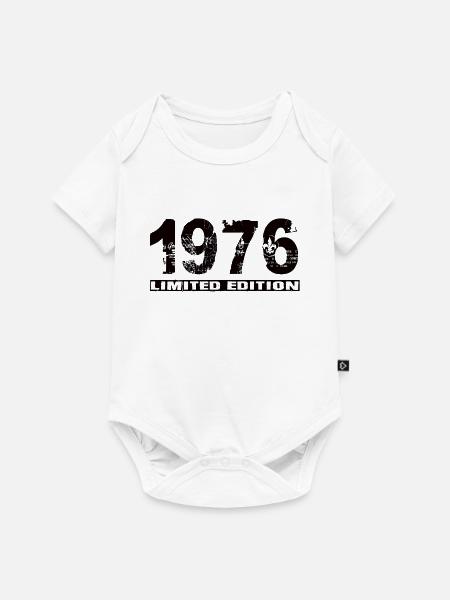 Limited Edition 1976 - Baby Premium Kurzarmbody - Weiß
