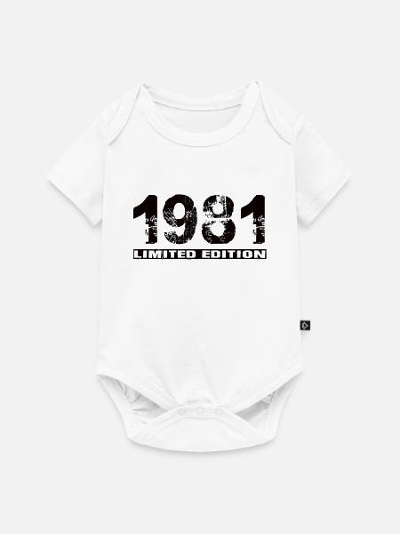 Limited Edition 1981 - Baby Premium Kurzarmbody - Weiß