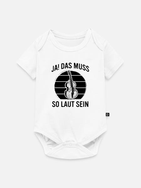 Kontrabass Kontrabassspieler Kontrabassist - Baby Premium Kurzarmbody - Weiß
