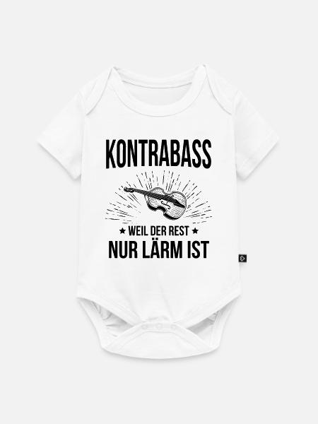 Kontrabass Kontrabassspieler Kontrabassist - Baby Premium Kurzarmbody - Weiß