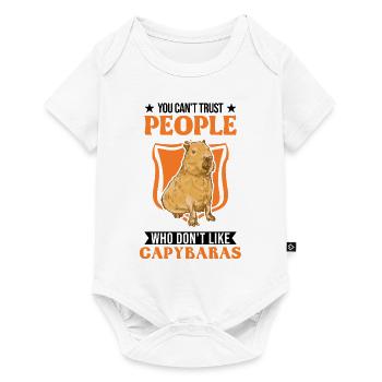 Capybara Gift Capibara - Baby Premium short-sleeve bodysuit - white - Front