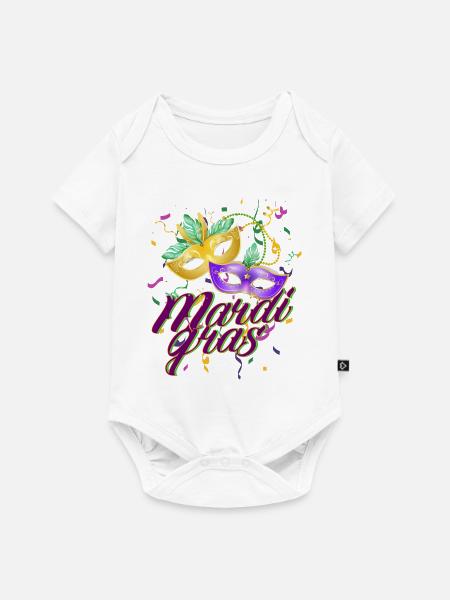 KARNEVAL KARNEVAL - Baby Premium Kurzarmbody - Weiß