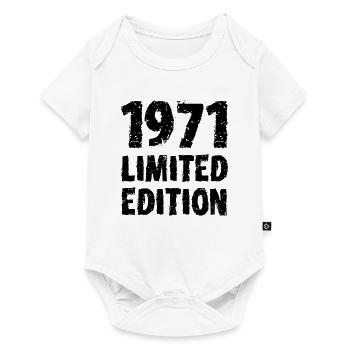 1971 édition limitée anniversaire cadeau femme mari - Body à manches courtes Premium Bébé - blanc - Devant