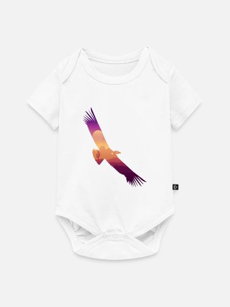 Kalifornischer Kondor - Baby Premium Kurzarmbody - Weiß