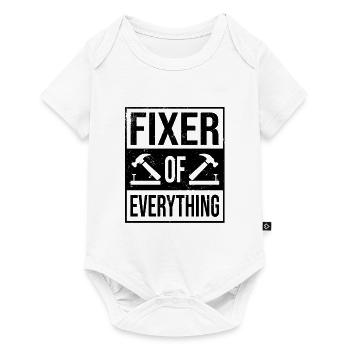 Fixer Of Everything Car Lover Automobile Mechanic - Baby Premium short-sleeve bodysuit - white - Front