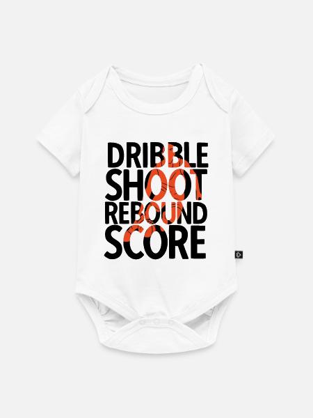 Basketball - Baby Premium Kurzarmbody - Weiß