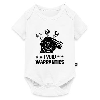 I Void Warranties Car Lover Mechanic Vehicle Techn - Baby Premium short-sleeve bodysuit - white - Front