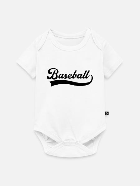 Baseball - Baby Premium Kurzarmbody - Weiß
