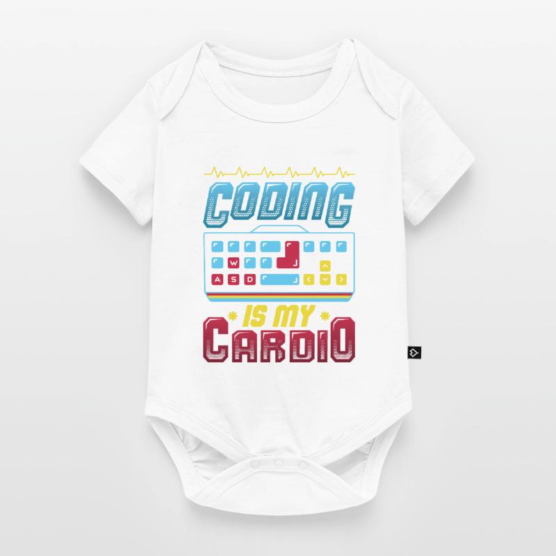 Coding is my cardio, code programmer Baby Premium short-sleeve bodysuit