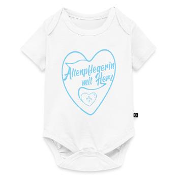 Altenpflegerin Pfleger Pflegerin Pflegefachkraft - Baby Premium Kurzarmbody - Weiß - Vorne