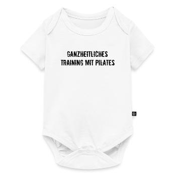 Pilates - Ganzheitliches Training mit Pilates - Baby Premium Kurzarmbody - Weiß - Vorne