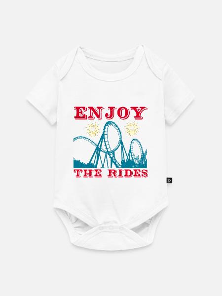 GENIESSEN SIE DIE FAHRTEN - Baby Premium Kurzarmbody - Weiß