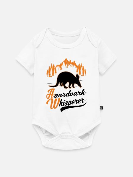 Erdferkel Flüsterer Aardvark Whisperer - Baby Premium Kurzarmbody - Weiß