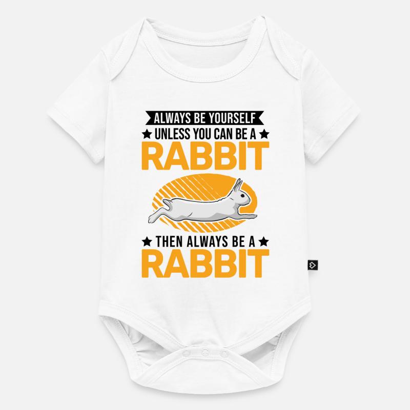 Lapin lapin lapin lapin - Body à manches courtes Premium Bébé - blanc