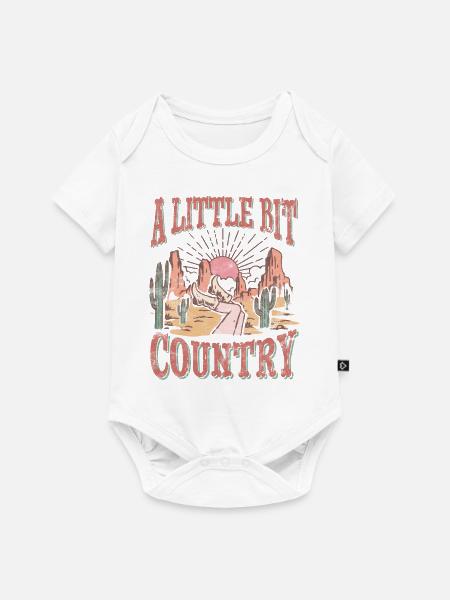 Ein bisschen Land - Baby Premium Kurzarmbody - Weiß
