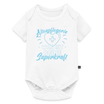 Altenpflegerin Pfleger Pflegerin Pflegefachkraft - Baby Premium Kurzarmbody - Weiß - Vorne