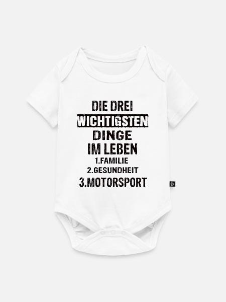 Motorsport - Baby Premium Kurzarmbody - Weiß