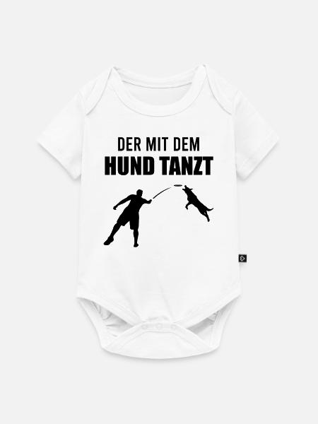 Hundetrainer Hundetraining Spruch Lustig Geschenk - Baby Premium Kurzarmbody - Weiß