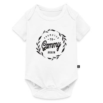 Promoted To Gammy Again - Grandma - Baby Premium short-sleeve bodysuit - white - Front