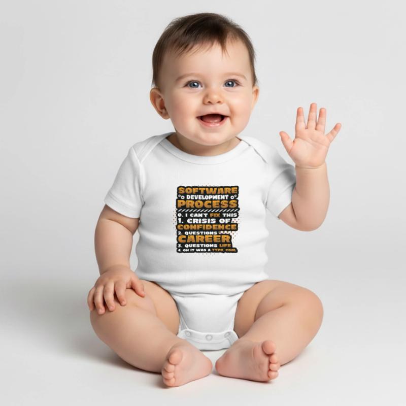 Software Development Process, Programming Baby Premium short-sleeve bodysuit