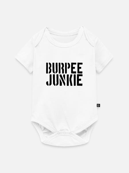 Burpee Junkie - Baby Premium Kurzarmbody - Weiß