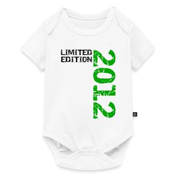 2012 Édition Limitée Anniversaire Cadeau Femme Mari - Body à manches courtes Premium Bébé - blanc - Devant