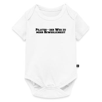 Pilates - Pilates - der Weg zu mehr Beweglichkeit - Baby Premium Kurzarmbody - Weiß - Vorne