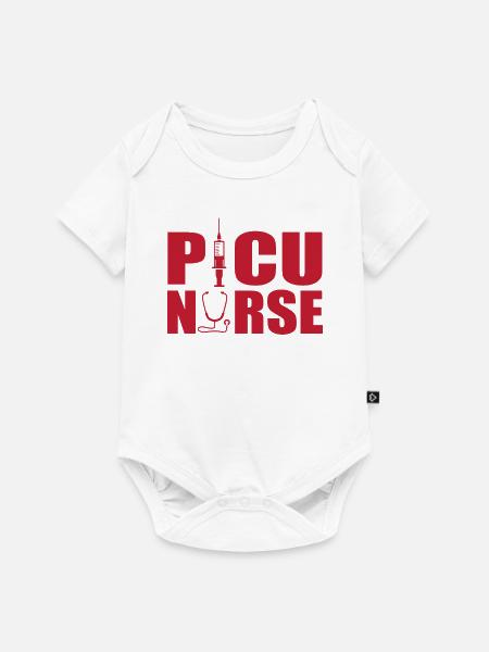 Kinderintensivkrankenschwester - Baby Premium Kurzarmbody - Weiß