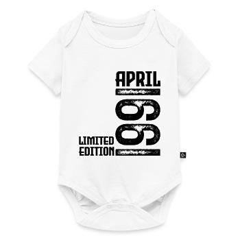 Cadeau Avril 1991. Anniversaire avril 1991. April. - Body à manches courtes Premium Bébé - blanc - Devant