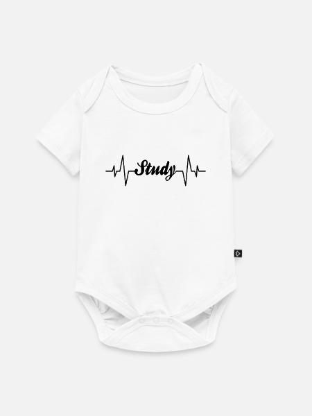 Studieren Herzschlag - Baby Premium Kurzarmbody - Weiß
