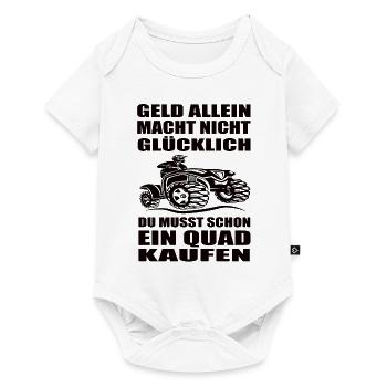 Quad - Baby Premium Kurzarmbody - Weiß - Vorne