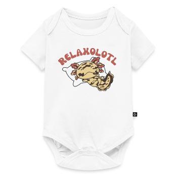 Relaxolotl Axolotl lovers sweet animals relax - Baby Premium short-sleeve bodysuit - white - Front