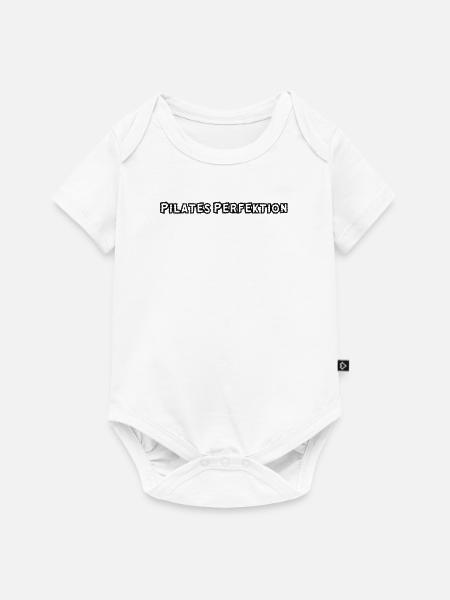 Pilates - Pilates Perfektion - Baby Premium Kurzarmbody - Weiß