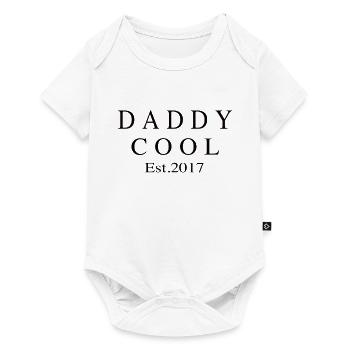 Daddy Cool est 2017 - Baby Premium short-sleeve bodysuit - white - Front