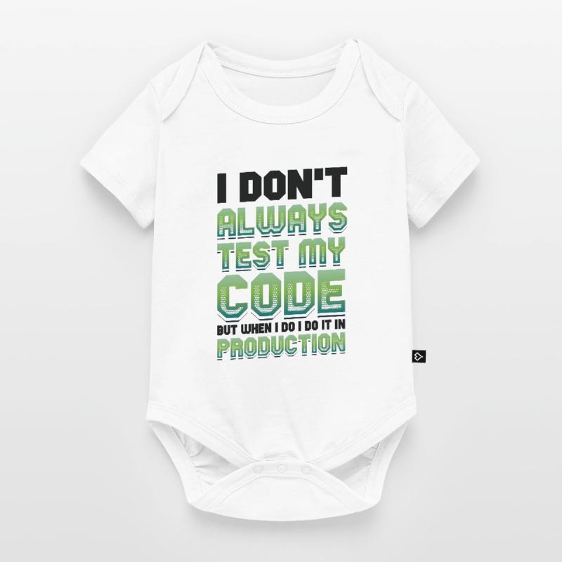 I'm testing my code in production Baby Premium short-sleeve bodysuit
