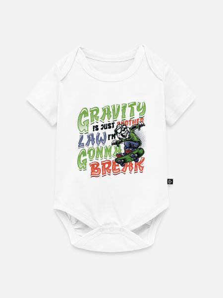 Skateboard Halfpipe, Tricks, Skateboarding - Baby Premium Kurzarmbody - Weiß