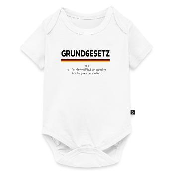 Lustiges Satire Grundgesetz Mallorca Urlaub - Baby Premium Kurzarmbody - Weiß - Vorne