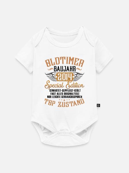 Oldtimer 2014 - Baby Premium Kurzarmbody - Weiß