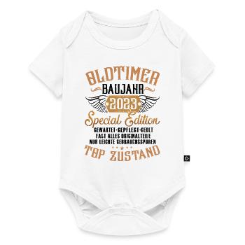 Original Jahrgang 2023 Limited Edition 2023 - Baby Premium Kurzarmbody - Weiß - Vorne