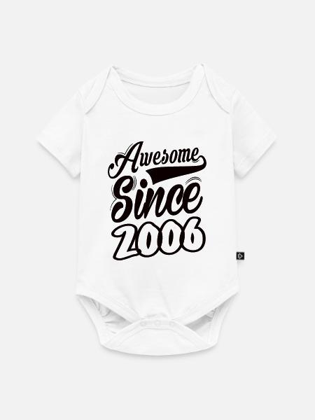 Awesome Since 2006 - Baby Premium Kurzarmbody - Weiß