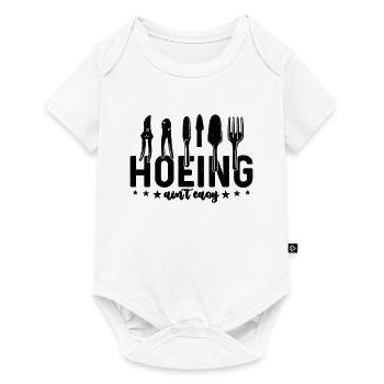 Le binage n’est pas facile Herbalisme Herb Lover Herboriste - Body à manches courtes Premium Bébé - blanc - Devant