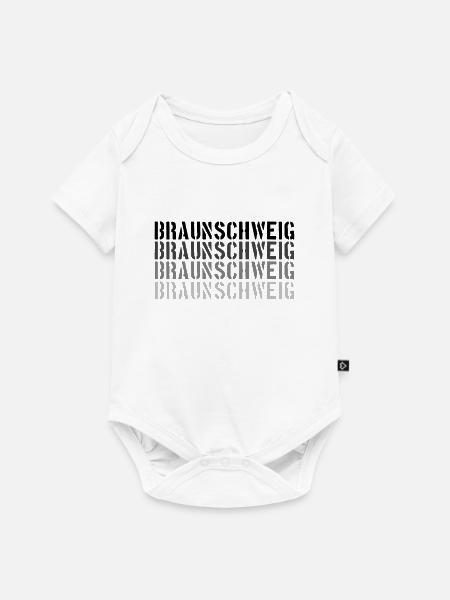 Braunschweig - Baby Premium Kurzarmbody - Weiß