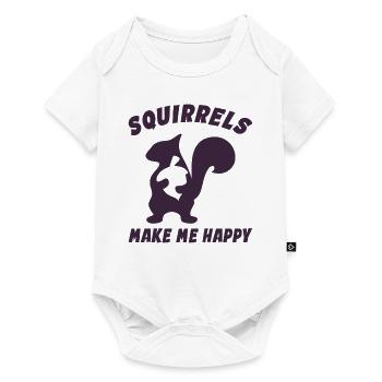 Cute Squirrel For Squirrel Lovers - Baby Premium short-sleeve bodysuit - white - Front