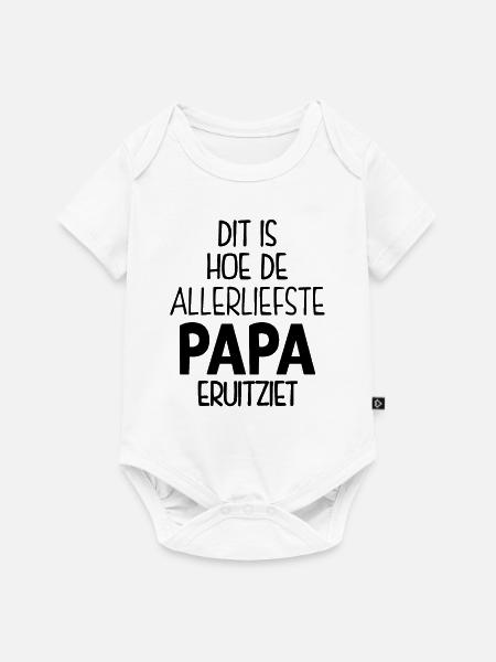 Allerliefste Papa - Baby Premium Kurzarmbody - Weiß