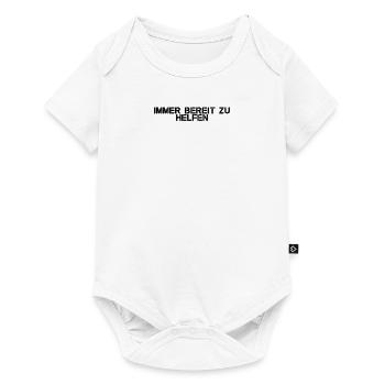 Feuerwehr - Immer bereit zu helfen - Baby Premium Kurzarmbody - Weiß - Vorne