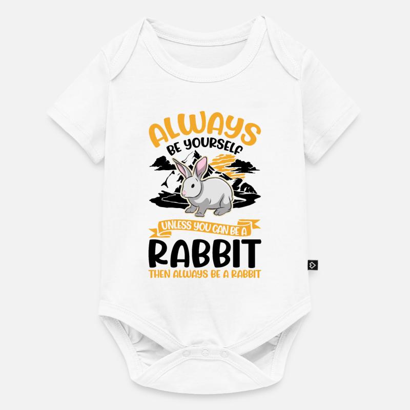 Lapin lapin lapin lapin - Body à manches courtes Premium Bébé - blanc